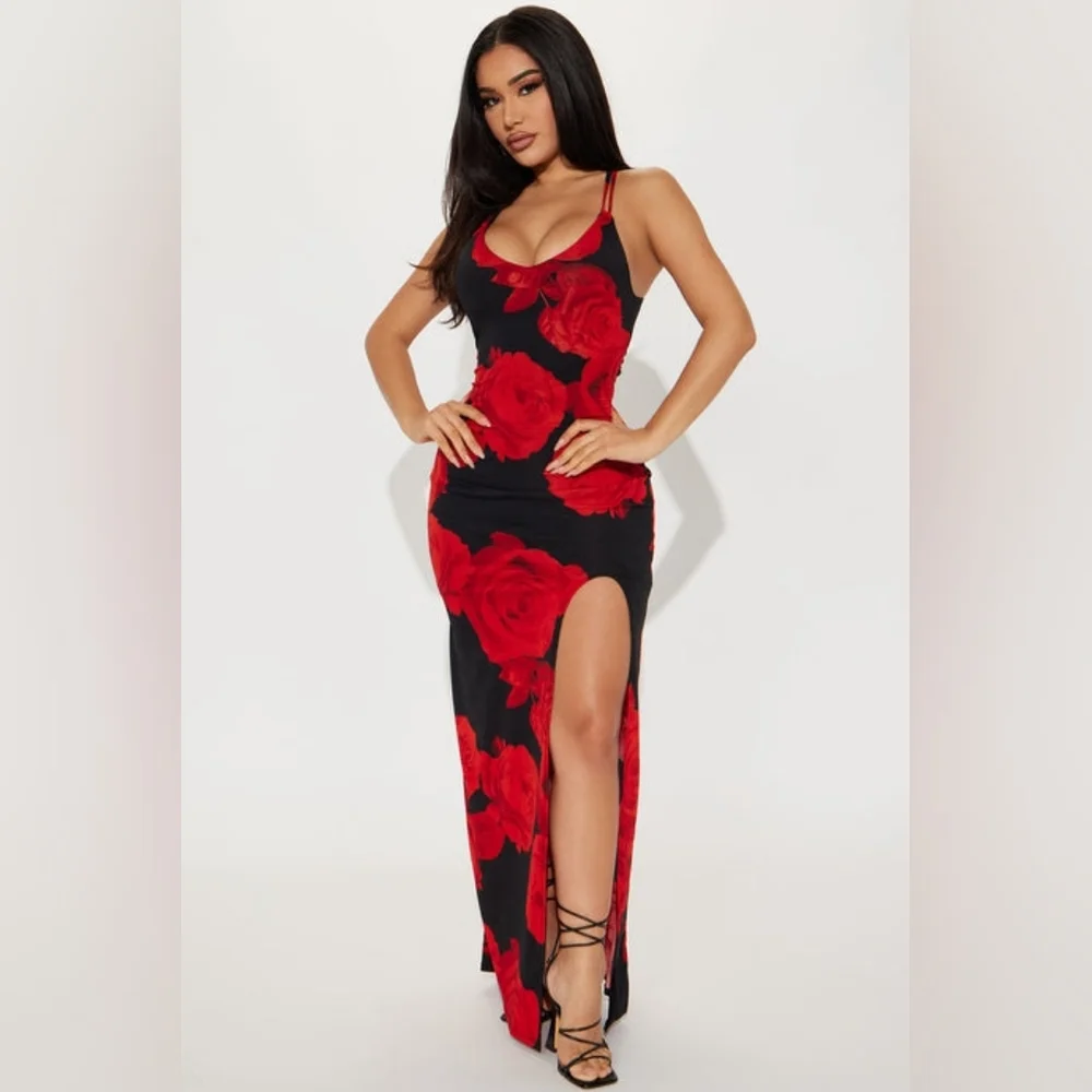 Mia Floral Maxi Dress Fashion Nova - Picture 1 of 8